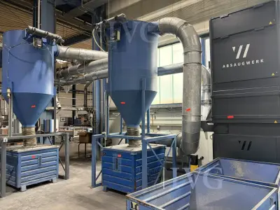 Absaugfilteranlage – kavel bij IVG, Neumünster