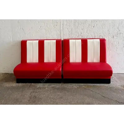 2 Zweisitzer Gastro 100 cm x 85 cm – kavel bij Luedtke Versteigerungen, Berlin
