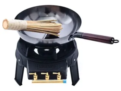 Grill Guru Easy Asia complete outside burner kit met wok – kavel bij XL Auctions