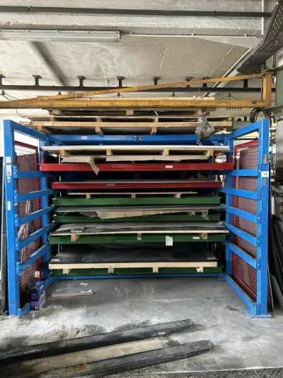 Blechlagerregal – kavel bij Lueders & Partner, Hannover