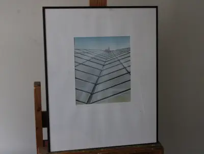 Ingelijste moderne kunstprent' – kavel bij GSD Auctions, Zoeterwoude