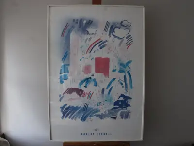 Robert Kendall ingelijste abstracte kunstdruk' – kavel bij GSD Auctions, Zoeterwoude