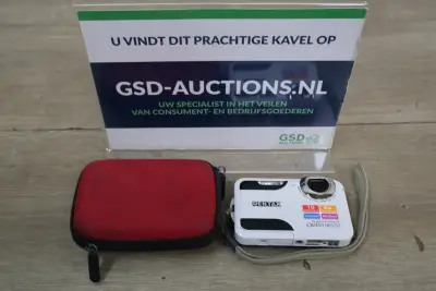 Pentax Optio WS80 digitale camera met rode opbergtas – kavel bij GSD Auctions, Zoeterwoude
