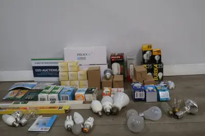 Assortiment diverse gloeilampen en LED lampen – kavel bij GSD Auctions, Zoeterwoude