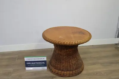 Ronde Rotan Tafel – kavel bij GSD Auctions, Zoeterwoude