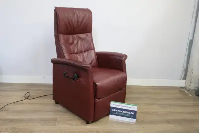 Elektrische Lederen Relaxfauteuil – kavel bij GSD Auctions, Zoeterwoude