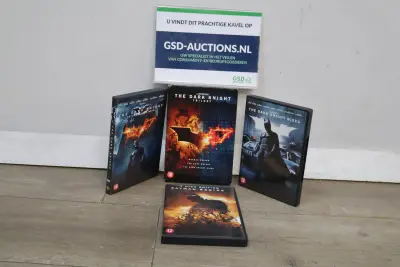 The Dark Knight Trilogy DVD collectie plus Batman begins. set van 4 DVD's – kavel bij GSD Auctions, Zoeterwoude
