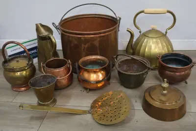 Set antieke koper – kavel bij GSD Auctions, Zoeterwoude