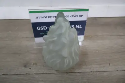 Glazen decoratief object in vorm van vlam – kavel bij GSD Auctions, Zoeterwoude