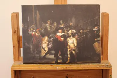 Canvas met afbeelding De Nachtwacht – kavel bij GSD Auctions, Zoeterwoude
