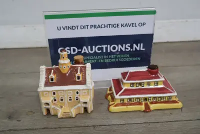 Set keramieken huisjes – kavel bij GSD Auctions, Zoeterwoude