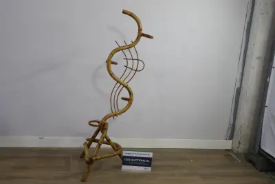 Vintage Rotan Plantenstandaard - Jaren '60 – kavel bij GSD Auctions, Zoeterwoude