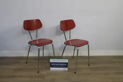 Set van 2 Formica Vintage Stoelen - Jaren '60 – kavel bij GSD Auctions, Zoeterwoude