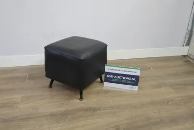 Vintage Poef - Met Skai Leer - Jaren '60 – kavel bij GSD Auctions, Zoeterwoude