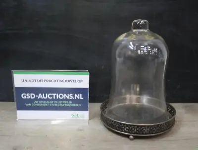 Decoratieve Glazen Stolp – kavel bij GSD Auctions, Zoeterwoude