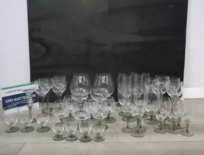 Grote Set Vintage Glaswerk – kavel bij GSD Auctions, Zoeterwoude
