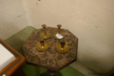 Kandelaarsjes in koper – kavel bij Vlavem