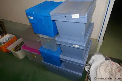 Opbergbakken in plastiek – kavel bij Vlavem