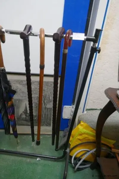 Wandelstokken – kavel bij Vlavem