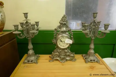 Horloge in tin – kavel bij Vlavem
