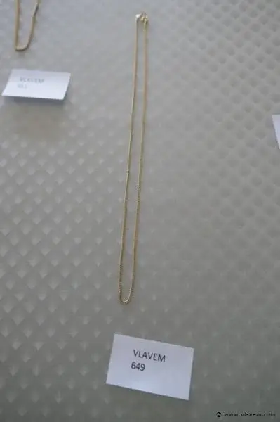 Gouden ketting – kavel bij Vlavem