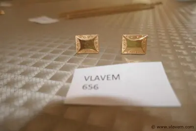 Manchetknopen 750 kr goud – kavel bij Vlavem