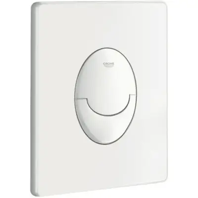 8x WC Bedieningsplaat GROHE, Skate Air, alpinewit – kavel bij Onlineveilingmeester, Drunen