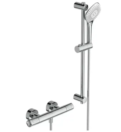 Thermostatische douchekraan Ideal Standard, Ceratherm T100, chroom – kavel bij Onlineveilingmeester, Drunen