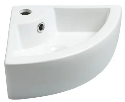 3x Hoekfonteinset Wiesbaden + GROHE, Pallas 32.3494, wit – kavel bij Onlineveilingmeester, Drunen