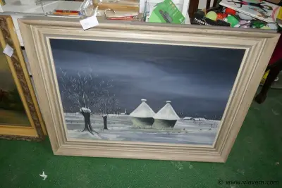 Schilderij op doek – kavel bij Vlavem