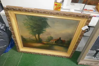 Schilderij op doek – kavel bij Vlavem