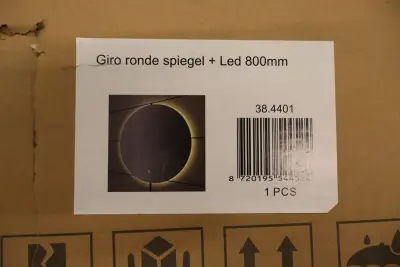 Wandspiegel met LED-verlichting Wiesbaden / Xellanz, Giro – kavel bij Onlineveilingmeester, Drunen