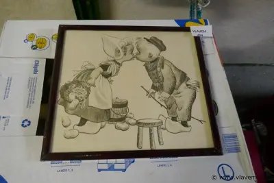 Tekening – kavel bij Vlavem