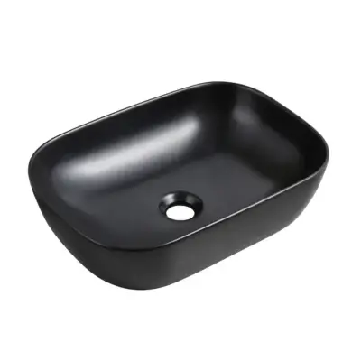 2x Opzetwastafel Wellwater, zwart – kavel bij Onlineveilingmeester, Drunen