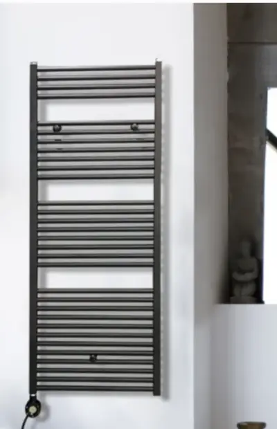 Elektrische handdoekradiator Instamat, Robina, zwart – kavel bij Onlineveilingmeester, Drunen