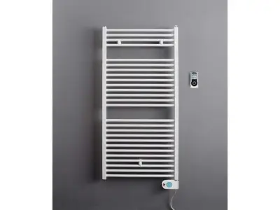 Elektrische handdoekradiator Instamat, Robina EL, wit – kavel bij Onlineveilingmeester, Drunen