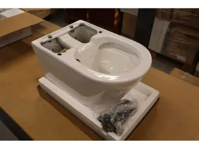 Toilet DirectFlush, wit – kavel bij Onlineveilingmeester, Drunen