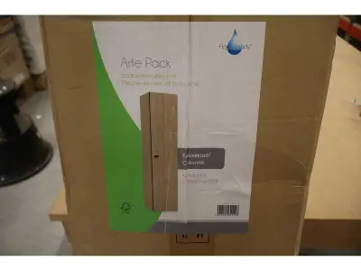 Hoge badkamerkast Aqua Trends, Kendal, eik – kavel bij Onlineveilingmeester, Drunen