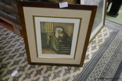 Tekening achter glas – kavel bij Vlavem
