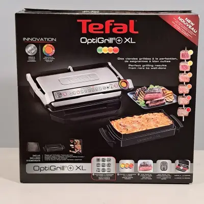 Contact grill, Tefal, Optigrill XL GC724D12 – kavel bij Domeinen Roerende Zaken, Groningen