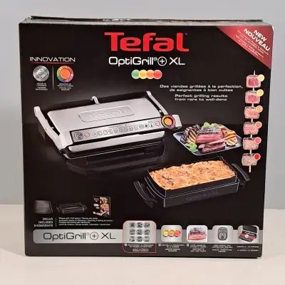 Contact grill, Tefal, Optigrill XL GC724D12 – kavel bij Domeinen Roerende Zaken, Groningen