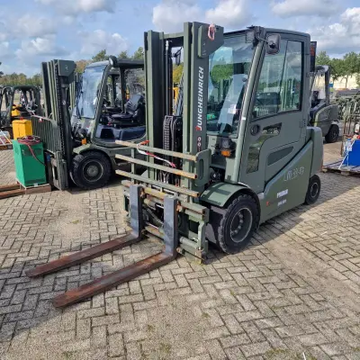 Elektrische heftruck, Jungheinrich, EFG 550, 2013 – kavel bij Domeinen Roerende Zaken, Soesterberg
