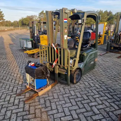 Elektrische heftruck, Linde, E14, 2008 – kavel bij Domeinen Roerende Zaken, Soesterberg