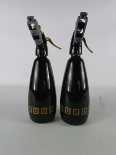Set van 2 Vintage BOC Sparklets "Executive" Soda Sifons (Jaren 70) – kavel bij De Kringwinkel, Heverlee