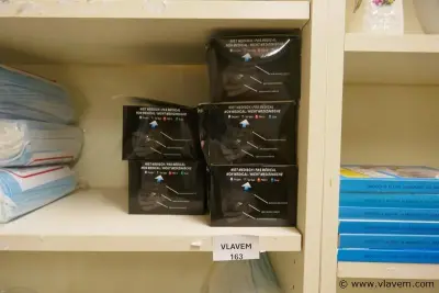 Mondmaskers – kavel bij Vlavem