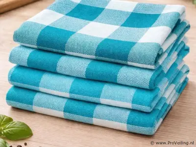 40x Keuken Theedoek Blauw – kavel bij ProVeiling
