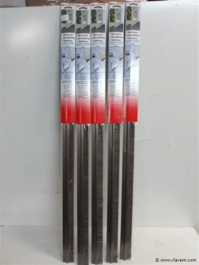 5 x Deurafdichting zelfklevend brons aluminium – kavel bij Vlavem