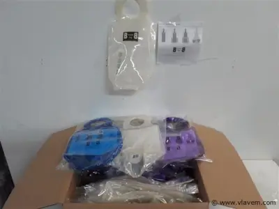 36 x Bottle bag mix kleuren – kavel bij Vlavem