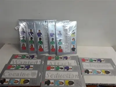 30 x Strijkletters 5 assorti 22x4cm – kavel bij Vlavem