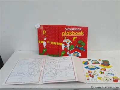 16 x Sinterklaas plak en kleurboek – kavel bij Vlavem